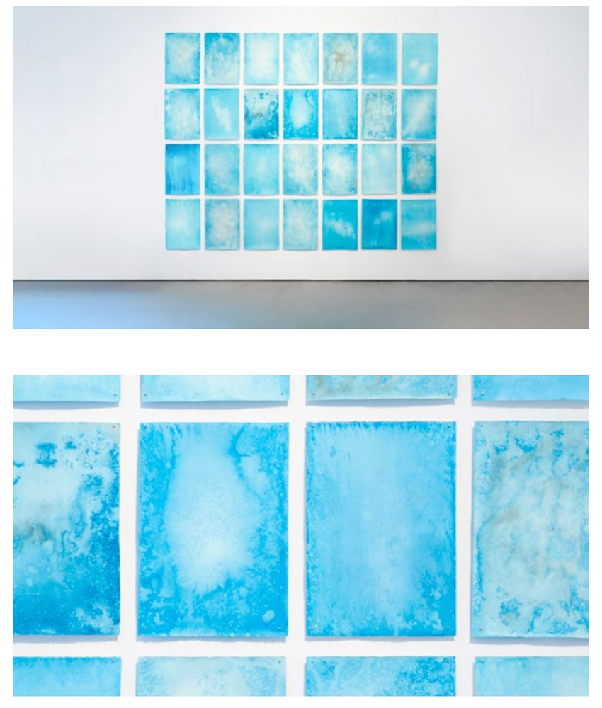 Slow Violence (glacial paintings), 2018